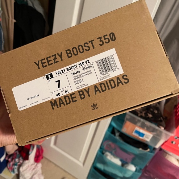 Adidas YEEZY BOOST 350 V2 Yeshaya (non reflective) US MEN SIZE 7 LIKE NEW - Picture 6 of 6